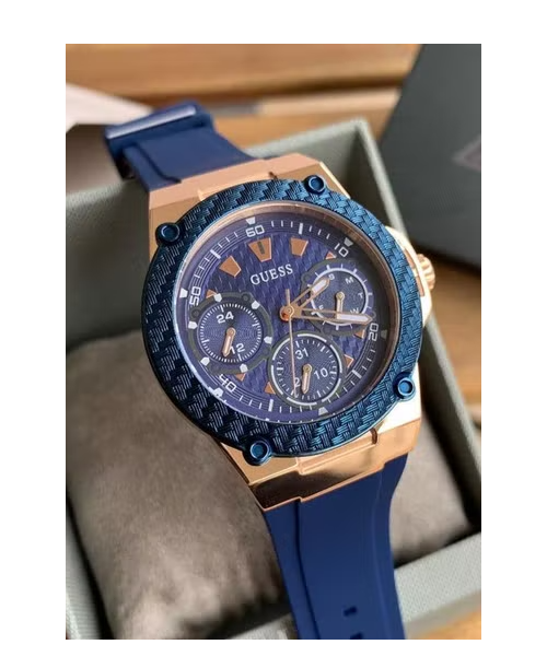  Shop Authentic Guess Zena Blue Dial Blue Silicone Strap Watch For Women - W1094L2 - Luxxuri