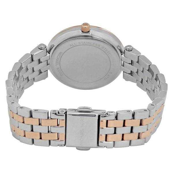  Shop Authentic Michael Kors Darci Silver Dial Two Tone Steel Strap Watch for Women - MK3298 - Luxxuri
