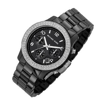  Shop Authentic Michael Kors Runway Black Dial Black Steel Strap Watch for Women - MK5190 - Luxxuri