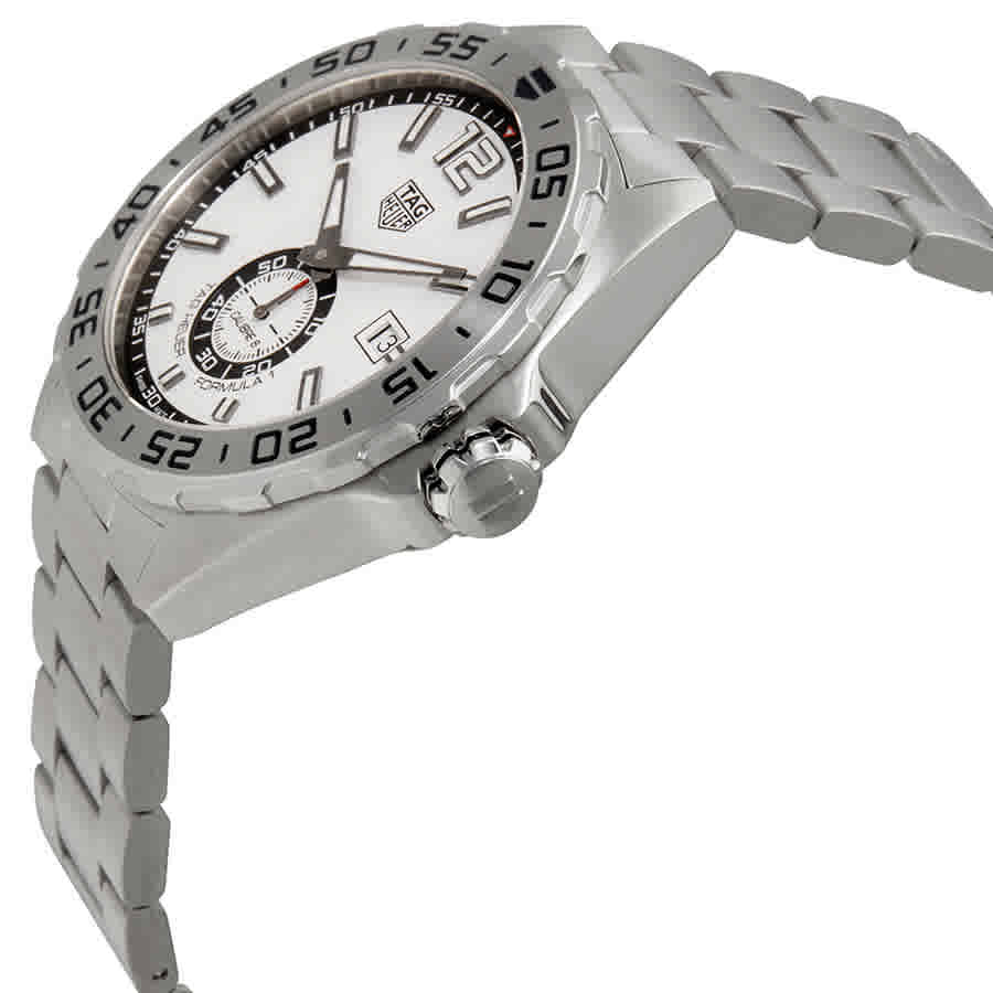  Shop Authentic Tag Heuer Formula 1 Calibre 6 Automatic White Dial Silver Steel Strap Watch for Men - WAZ2013.BA0842 - Luxxuri