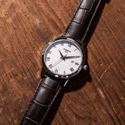  Shop Authentic Tissot T Classic Carson White Dial Black Leather Strap Watch for Men - T085.410.16.013.00 - Luxxuri