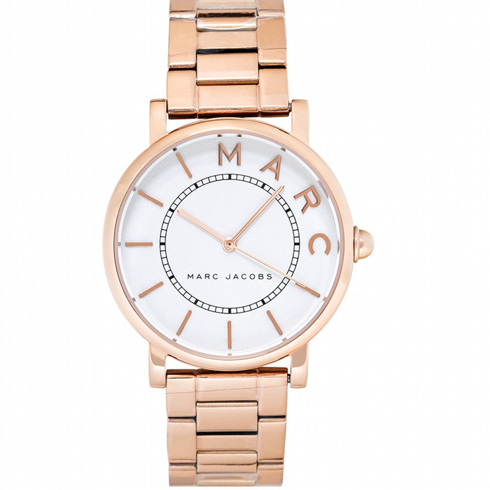  Shop Authentic Marc Jacobs Roxy White Dial Rose Gold Steel Strap Watch for Women - MJ3523 - Luxxuri