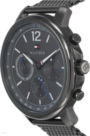  Shop Authentic Tommy Hilfiger London Chronograph Grey Dial Grey Mesh Bracelet Watch for Men - 1791530 - Luxxuri