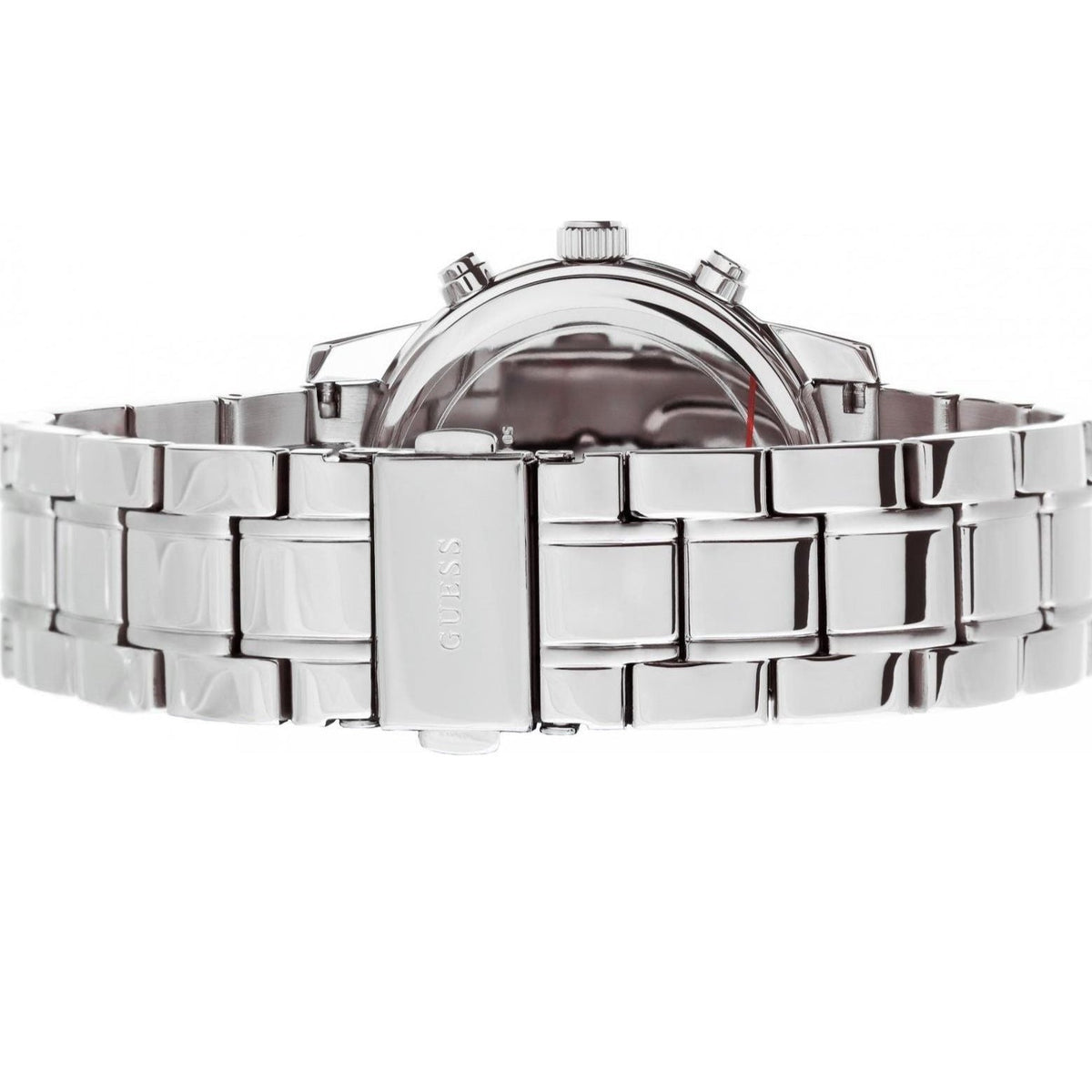  Shop Authentic Guess Mini Sunrise Silver Dial Silver Steel Strap Watch For Women - W0448L1 - Luxxuri