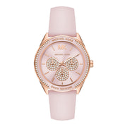  Shop Authentic Michael Kors Quartz Pink Dial Pink Silicone Strap Watch For Women - MK6946 - Luxxuri