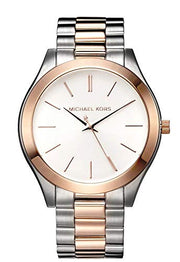  Shop Authentic Michael Kors Slim Runway White Dial Two Tone Watch for Women - MK3204B - Luxxuri