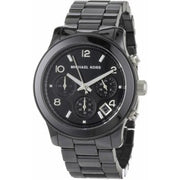  Shop Authentic Michael Kors Runway Black Ceramic Dial Black Steel Strap Watch for Women - MK5162 - Luxxuri