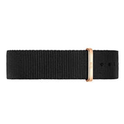  Shop Authentic Daniel Wellington Classic Cornwall Black Dial Black Nylon Strap Watch For Women - DW00100148 - Luxxuri