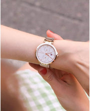  Shop Authentic Tommy Hilfiger Brooke Pink Dial Silver Steel Strap Watch for Women - 1782020 - Luxxuri