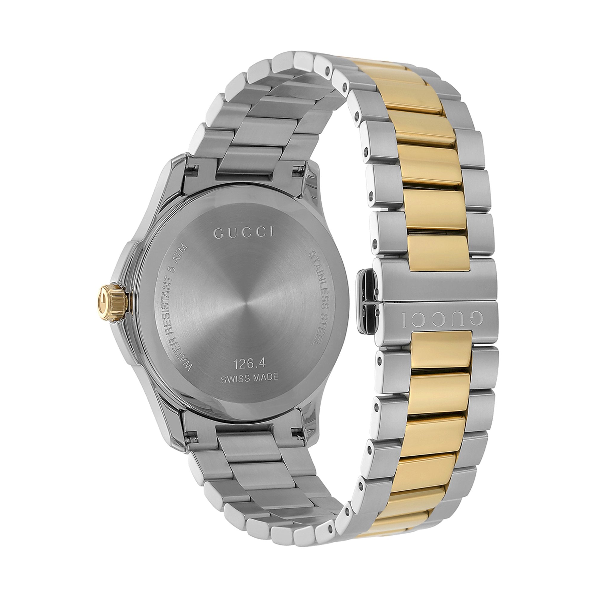  Shop Authentic Gucci G Timeless Silver Dial Two Tone Steel Strap Watch For Men - YA126474 - Luxxuri