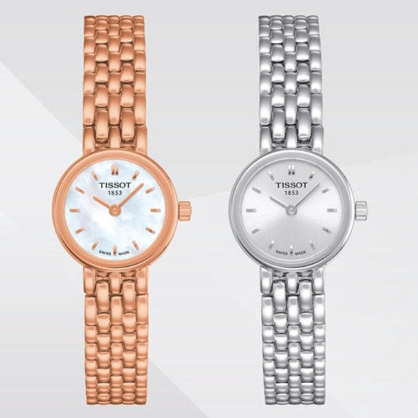  Shop Authentic Tissot T Lady Lovely Mother of Pearl Dial Rose Gold Steel Strap Watch For Women - T058.009.33.111.00 - Luxxuri