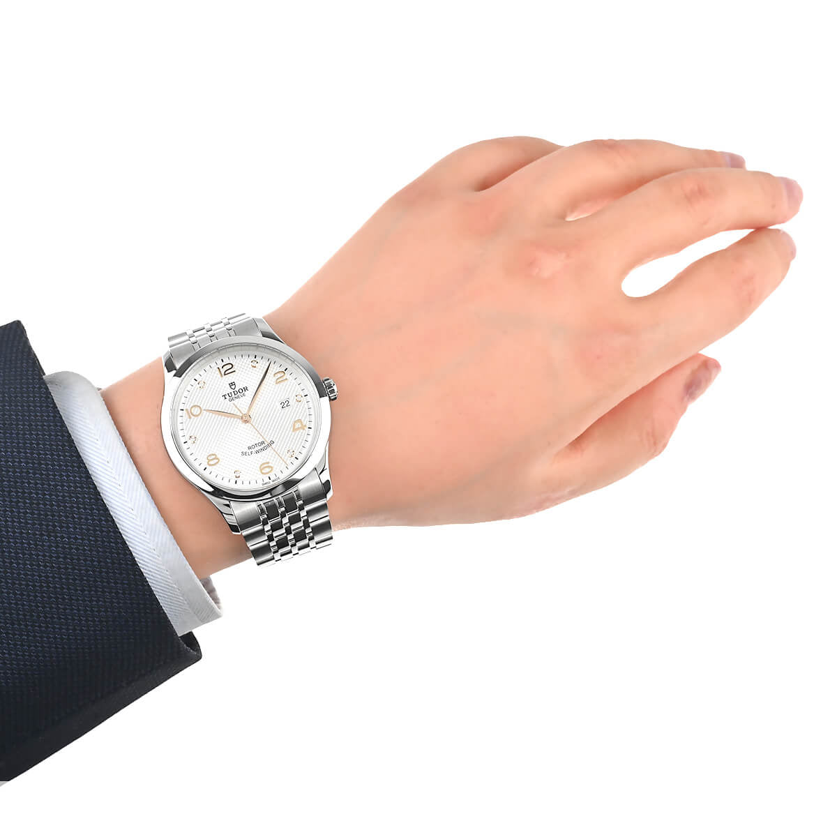  Shop Authentic Tudor 1926 Automatic Diamonds Silver Dial Silver Steel Strap Watch for Men - M91650-0003 - Luxxuri