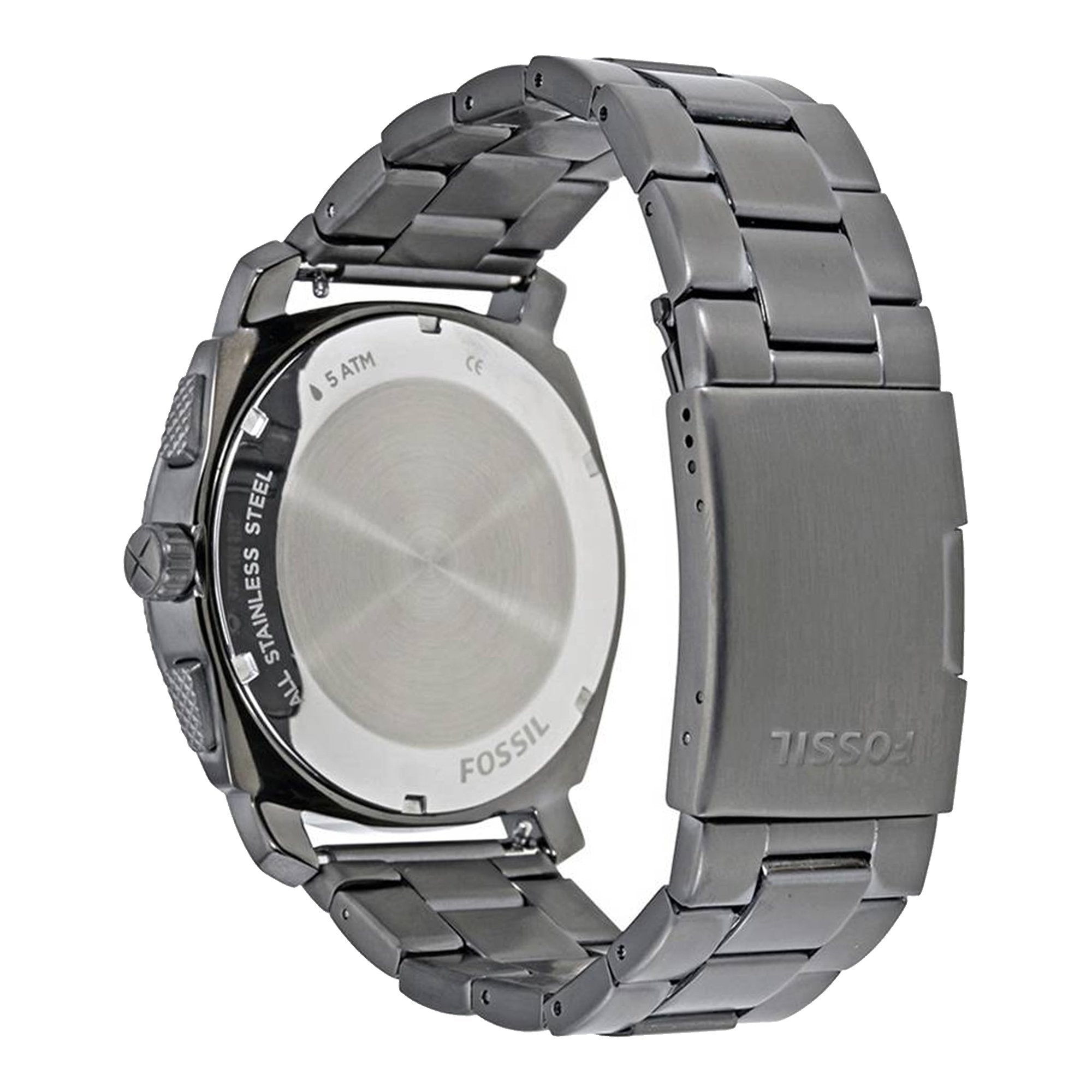  Shop Authentic Fossil Machine Chronograph Grey Dial Grey Steel Strap Watch for Men - FS5172 - Luxxuri