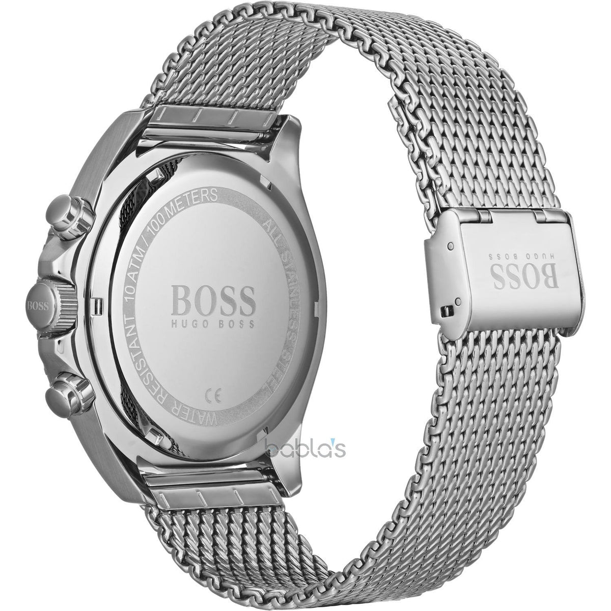  Shop Authentic Hugo Boss Ocean Edition Black Dial Silver Mesh Strap Watch for Men - 1513742 - Luxxuri