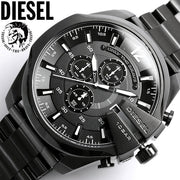  Shop Authentic Diesel Mega Chief Chronograph Black Steel Strap Watch For Men - DZ4283 - Luxxuri