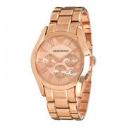 Shop Authentic Emporio Armani Valente Chronograph Rose Gold Dial Rose Gold Steel Strap Watch For Men - AR0365 - Luxxuri