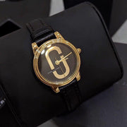  Shop Authentic Marc Jacobs Corie Black Dial Black Leather Strap Watch for Women - MJ1580 - Luxxuri