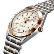  Shop Authentic Breitling Chronomat Automatic 36 White Dial Two Tone Steel Strap Watch for Women - U10380101A1U1 - Luxxuri