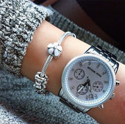  Shop Authentic Michael Kors Ritz White Dial Silver Stainless Steel Strap Watch for Women - MK5020 - Luxxuri