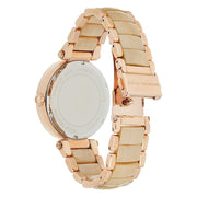  Shop Authentic Michael Kors Parker Mother of Pearl Pink Dial Two Tone Steel Strap Watch for Women - MK6492 - Luxxuri