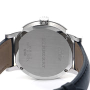  Shop Authentic Burberry The City Silver Dial Black Leather Strap Watch for Women - BU9106 - Luxxuri