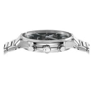  Shop Authentic Salvatore Ferragamo Sapphire Chrono Black Dial Silver Steel Strap Watch for Men - SFME00321 - Luxxuri