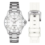  Shop Authentic Tissot Seastar 1000 Lady White Dial Silver Steel Strap Unisex Watch - T120.210.11.011.00 - Luxxuri