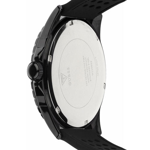  Shop Authentic Guess Odyssey Quartz Black Dial Black Silicone Strap Watch For Men - W1108G3 - Luxxuri