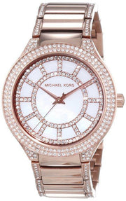  Shop Authentic Michael Kors Kerry Mother of Pearl Dial Rose Gold Steel Strap Watch for Women - MK3313 - Luxxuri