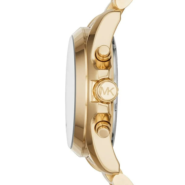  Shop Authentic Michael Kors Bradshaw Chronograph White Dial Gold Steel Strap Watch For Women - MK6266 - Luxxuri