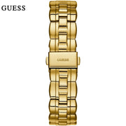  Shop Authentic Guess Analog Diamonds Silver Dial Gold Steel Strap Watch For Women - W1013l2 - Luxxuri