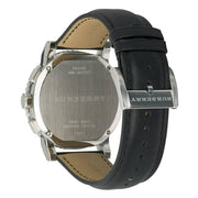  Shop Authentic Burberry The City Black Dial Black Leather Strap Watch for Men - BU9382 - Luxxuri