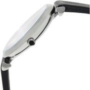  Shop Authentic Emporio Armani Retro Analog Quartz Silver Dial Black Leather Strap Watch For Men - AR1674 - Luxxuri
