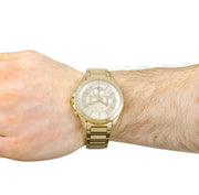  Shop Authentic Armani Exchange Drexler Chronograph Gold Dial Gold Steel Strap Watch For Men - AX2602 - Luxxuri