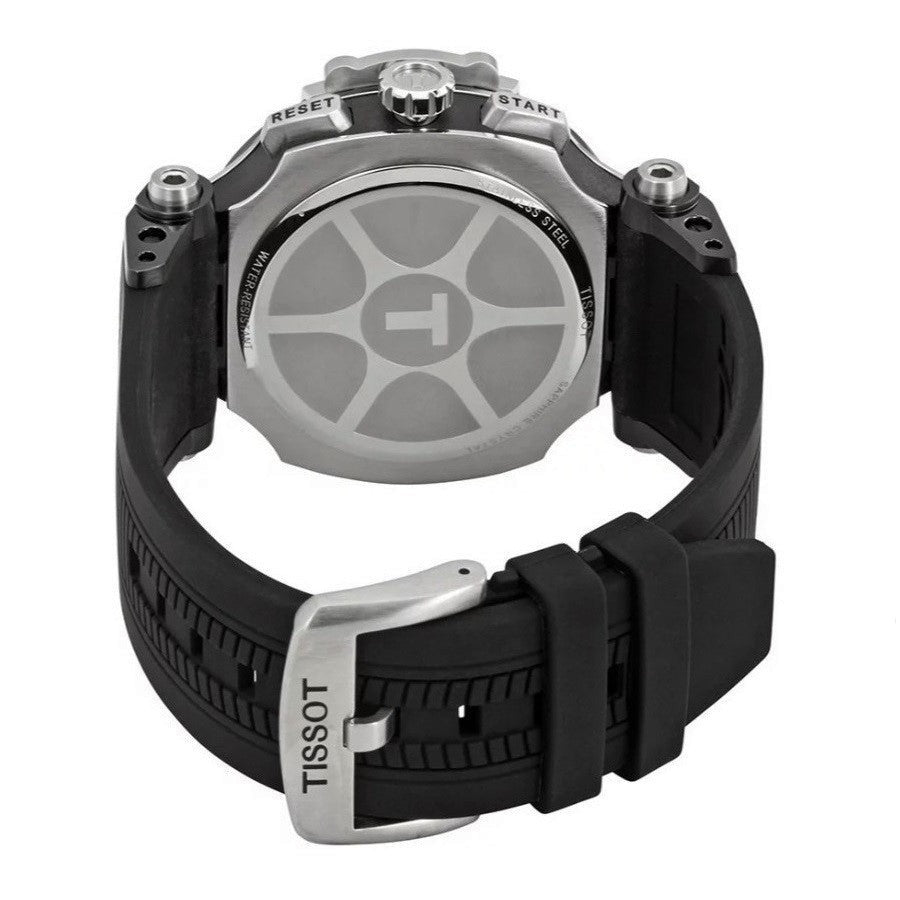  Shop Authentic Tissot T Race Chronograph Anthracite Black Dial Black Silicone Strap Watch For Men - T115.417.27.061.00 - Luxxuri
