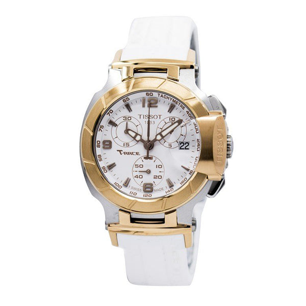  Shop Authentic Tissot T Race Chronograph White Dial White Rubber Strap Watch for Women - T048.217.27.017.00 - Luxxuri