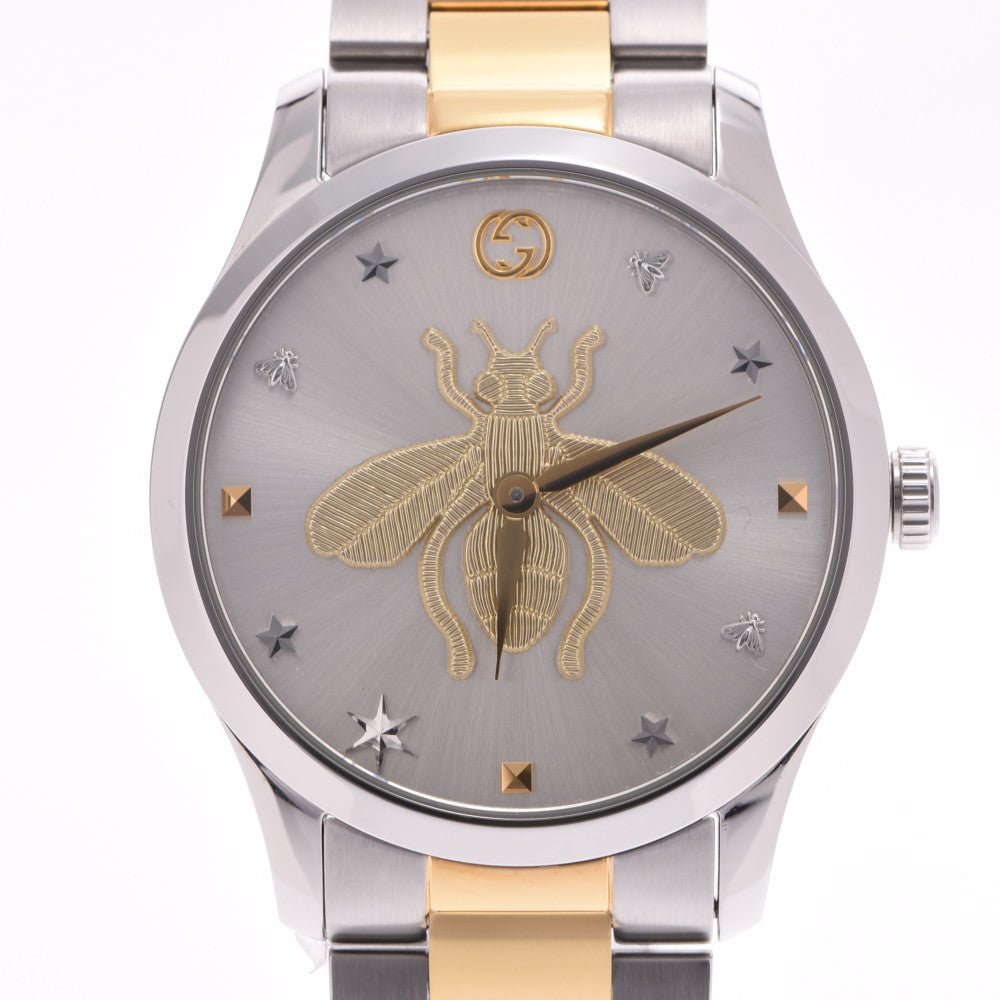  Shop Authentic Gucci G Timeless Silver Dial Two Tone Steel Strap Watch For Women - YA1264131 - Luxxuri