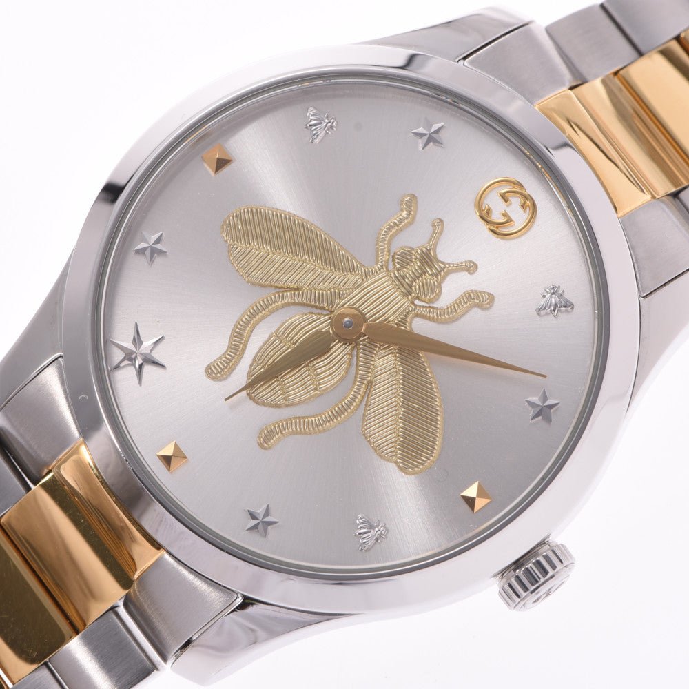  Shop Authentic Gucci G Timeless Silver Dial Two Tone Steel Strap Watch For Women - YA1264131 - Luxxuri
