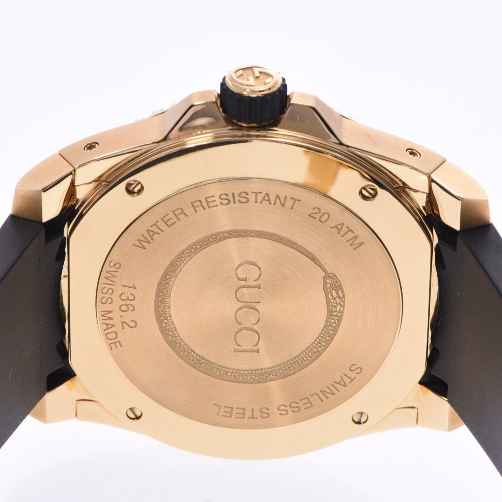  Shop Authentic Gucci Dive Quartz Black Dial Black Rubber Strap Watch For Men - YA136219 - Luxxuri