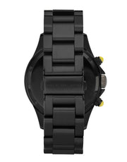  Shop Authentic Marc Jacobs Rock Chronograph Black Dial Black Steel Strap Watch for Men - MBM5026 - Luxxuri