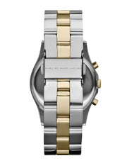  Shop Authentic Marc Jacobs Henry Chronograph Silver Dial Two Tone Steel Strap Watch for Women - MBM3197 - Luxxuri
