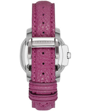  Shop Authentic Burberry The Britain Pink Dial Pink Leather Strap Watch for Women - BBY1715 - Luxxuri