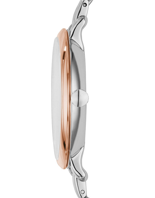  Shop Authentic Fossil Jacqueline White Dial Two Tone Steel Strap Watch for Women - ES3844 - Luxxuri