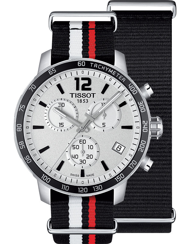  Shop Authentic Tissot T Sport Quickster Chronograph NATO Watch For Men - T095.417.17.037.01 - Luxxuri