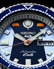  Shop Authentic Seiko 5 Sports Honda Super Cub Limited Edition Blue Dial Two Tone NATO Strap Watch For Men - SRPK37K1 - Luxxuri