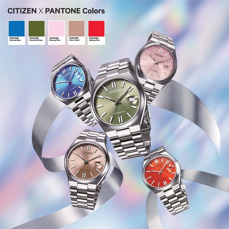  Shop Authentic Citizen x Pantone Automatic Warm Sand Dial Silver Steel Strap Watch For Men - NJ0158-89Y - Luxxuri