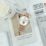  Shop Authentic Emporio Armani Gianni T-Bar Silver Dial Rose Gold Steel Strap Watch For Women - AR60023 - Luxxuri