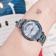  Shop Authentic Guess Park Ave Analog Quartz Blue Dial Blue Steel Strap Watch For Women - W0767L4 - Luxxuri