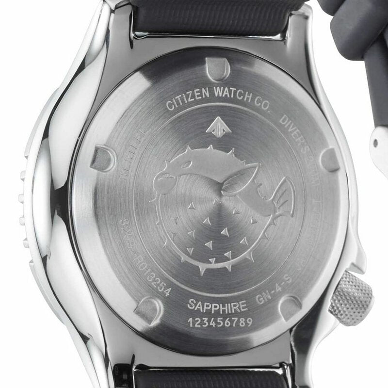  Shop Authentic Citizen Promaster Automatic 200M Diver Fugu Limited Edition Black Dial Black Rubber Strap Watch For Men - NY0110 - Luxxuri