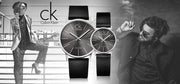  Shop Authentic Calvin Klein Firm Black Dial Black Leather Strap Watch for Women - K3N231C1 - Luxxuri